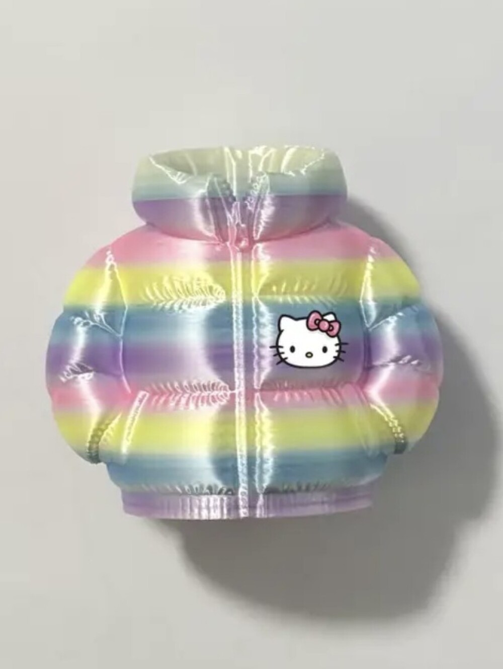 Hello Kitty Multi Color Puffer Jacket Coat Pen Holder